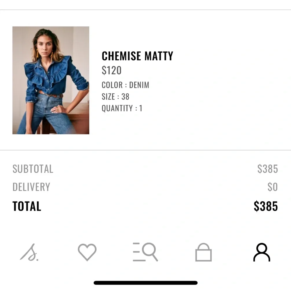 Sezane Chemise Matty - Picture 6 of 6